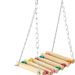 Bird Toy Hamster Toy Parrot Jumping Platform Swing Hammock