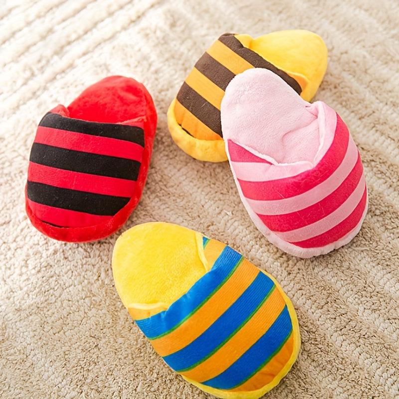 Slipper Pet Toy for Dogs and Cats Fun and Durable Plushies