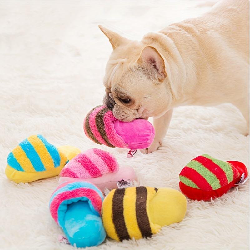 Slipper Pet Toy for Dogs and Cats Fun and Durable Plushies