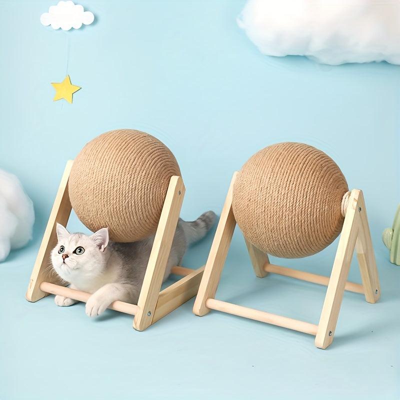Kitten Sword Hemp Rope Ball Cat Scratch Board