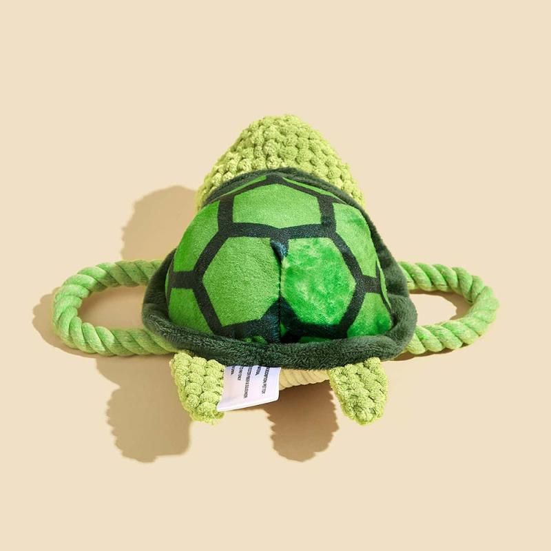 Sea Turtle Dog Chew Toy Interactive Pet Plush Toy For Dogs