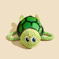 Sea Turtle Dog Chew Toy Interactive Pet Plush Toy For Dogs