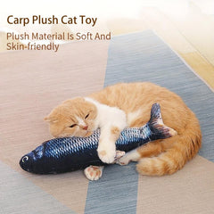 Pet Fish Cat Teaser Toy Interactive Toy for Cat and Dog