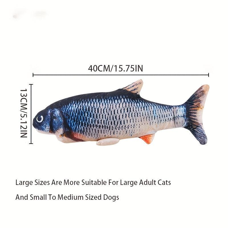 Pet Fish Cat Teaser Toy Interactive Toy for Cat and Dog