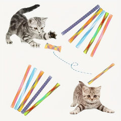 Random Cat Tube Spring Toy Interactive Cat Toy For Indoor Cats
