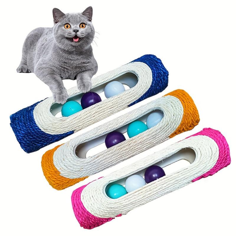 Rattle Ball Cat Toy Teasing Cat Toy Cat Scratching Board Pet Supplies