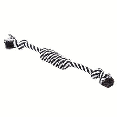 Puppy Dog Pet Toy Cotton Braided Bone Rope Chew Knot Teething Toy