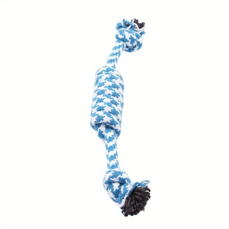 Puppy Dog Pet Toy Cotton Braided Bone Rope Chew Knot Teething Toy