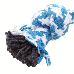 Puppy Dog Pet Toy Cotton Braided Bone Rope Chew Knot Teething Toy