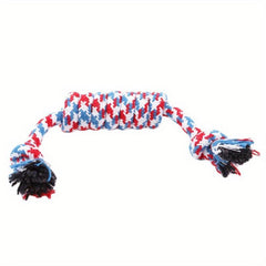 Puppy Dog Pet Toy Cotton Braided Bone Rope Chew Knot Teething Toy