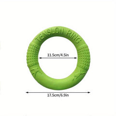 Dog Training Toy Outdoor Flying Disc Ring Interactive Play Tool