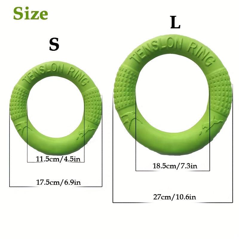 Dog Training Toy Outdoor Flying Disc Ring Interactive Play Tool
