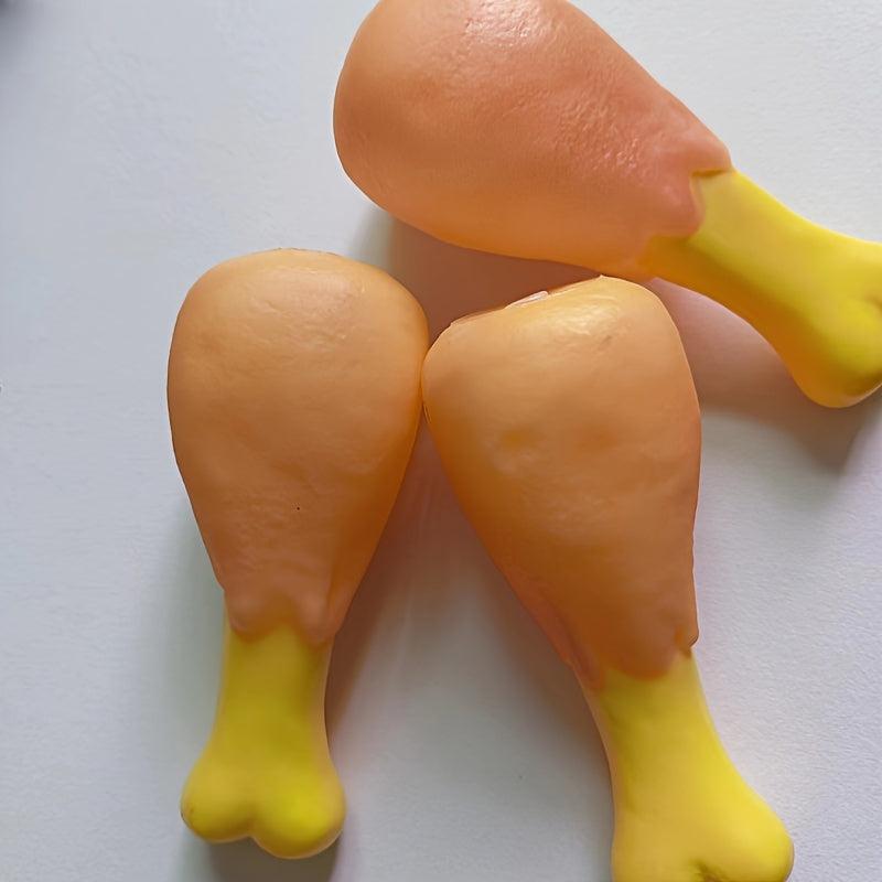 Chicken Leg Dog Chew Toys Tough Squeaky Dog Teeth Toys