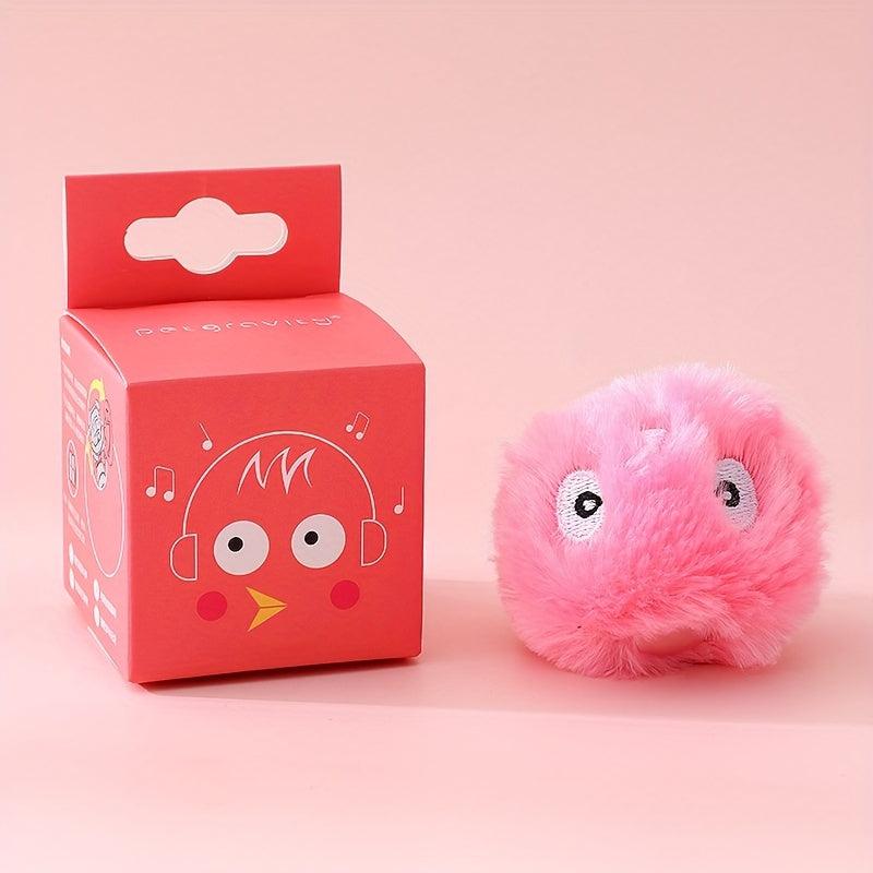 Interactive Cat Teaser Ball Toy with SilverVine Catnip for Indoor Kitten Play
