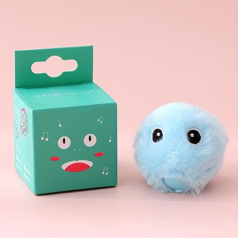 Interactive Cat Teaser Ball Toy with SilverVine Catnip for Indoor Kitten Play