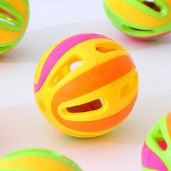 Interactive Cat Toy Balls with Bells - Colorful Accessories