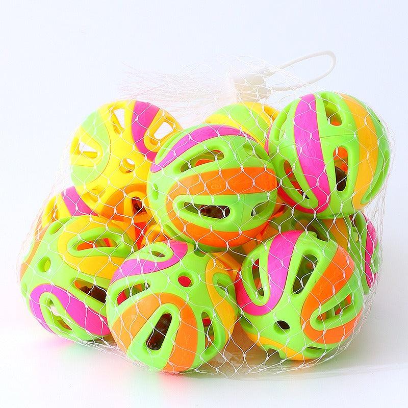 Interactive Cat Toy Balls with Bells - Colorful Accessories