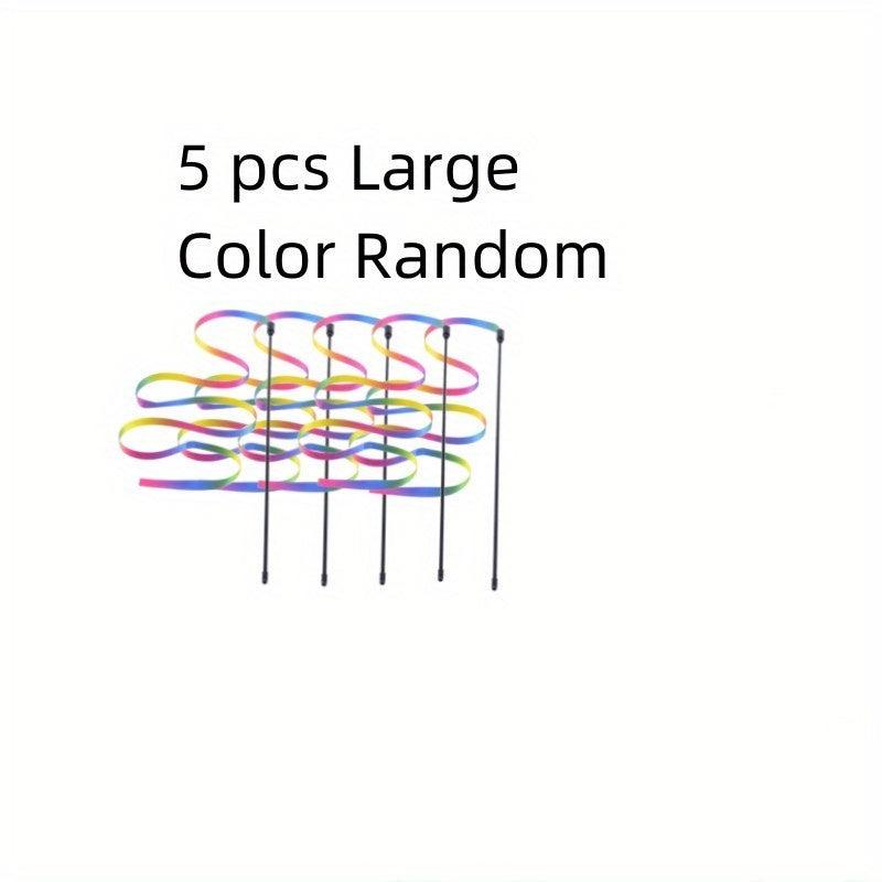 Colorful Teasing Wand for Cats Interactive Toy