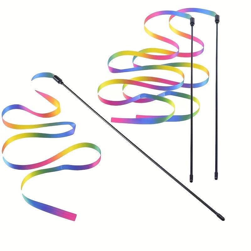 Colorful Teasing Wand for Cats Interactive Toy