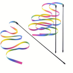 Colorful Teasing Wand for Cats Interactive Toy