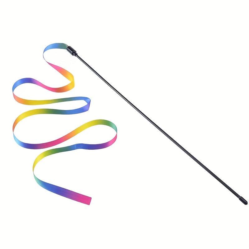 Colorful Teasing Wand for Cats Interactive Toy