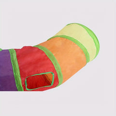 Rainbow Cat Tunnel Toy Cat Tent Drilling Hole Cat Toy