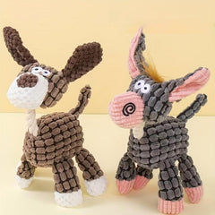Donkey Pet Teeth Grinding Squeaky Plush Toy for Dog