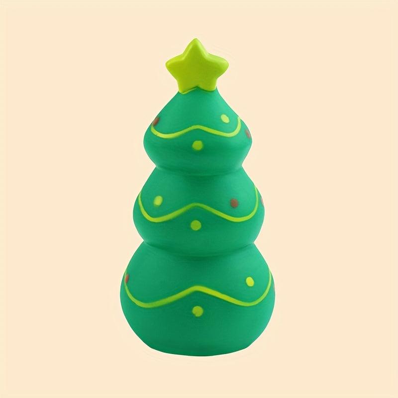 Christmas Dog Chew Toys Tough Squeaky Teeth Toys