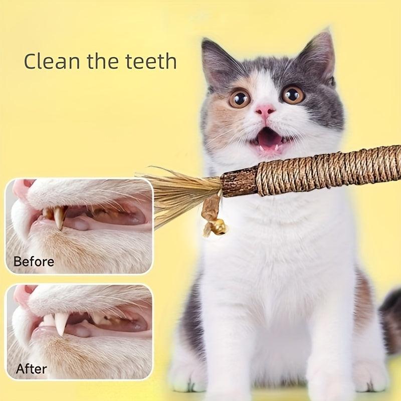Cat Chew Toy For Teeth Cleaning Interactive Teeth Grinding Toy