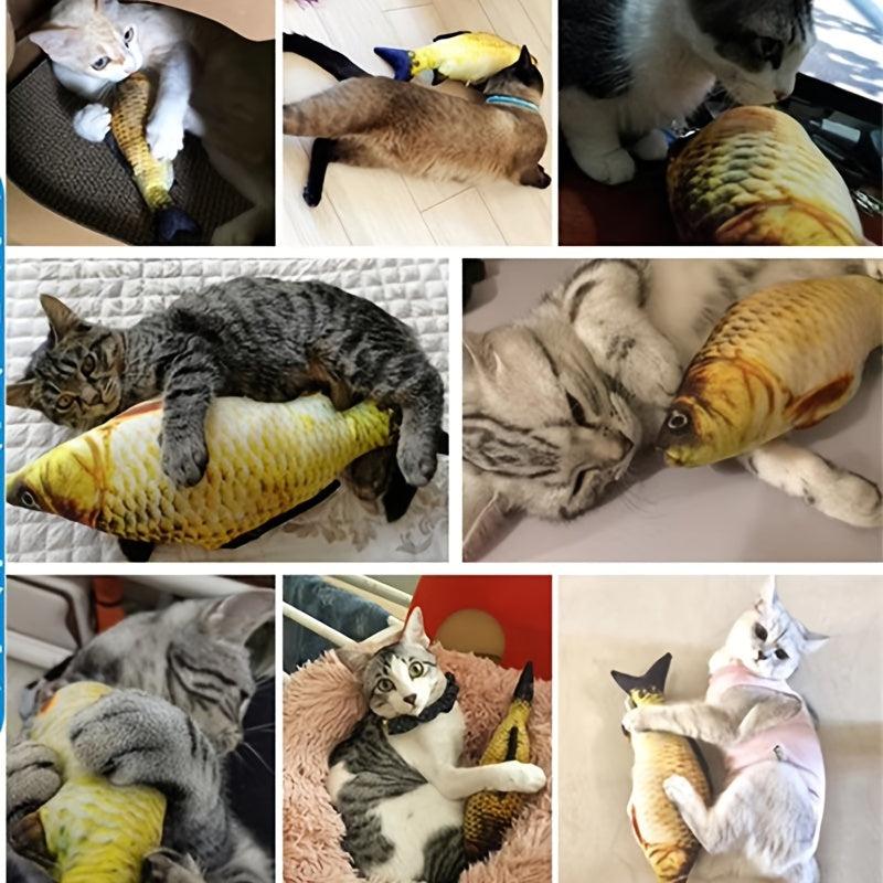 Pet Fish Cat Teaser Toy Interactive Toy For Cat And Dog Supply