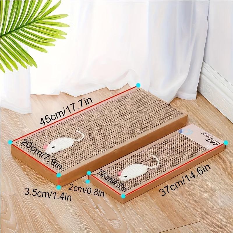 Durable Cat Scratcher Pad for Indoor Play