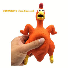 Interactive Turkey Latex Squeaky Chew Toy for Dogs