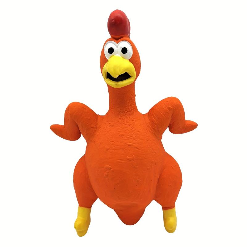Interactive Turkey Latex Squeaky Chew Toy for Dogs
