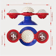 Cat Teaser Toy Turntable Windmill Kitten Interactive