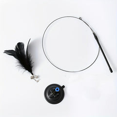 Interactive Cat Teaser Toy with Suction Cup
