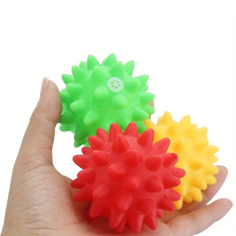 Colorful Rubber Ball Toy for Pet Fun