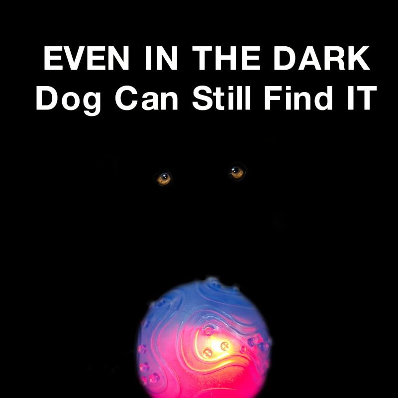 Luminous Sound Pet Ball Toy Interactive & Chew Squeaky Toy