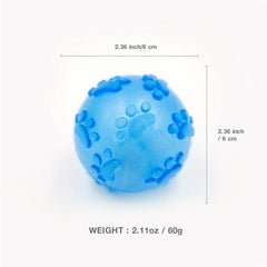 Luminous Sound Pet Ball Toy Interactive & Chew Squeaky Toy