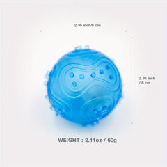Luminous Sound Pet Ball Toy Interactive & Chew Squeaky Toy