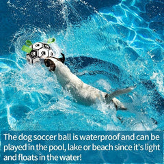 Football Pet Toy With Straps Dog Toy Training Interactive Fetch Pet Toy