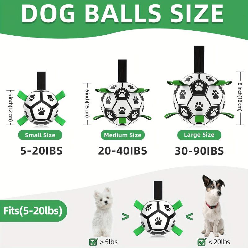 Football Pet Toy With Straps Dog Toy Training Interactive Fetch Pet Toy