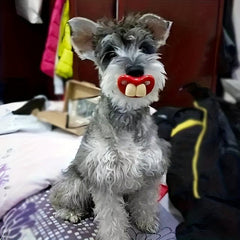 Funny Dog Chew Toy, Red Lip Shaped, Dental Health, Interactive