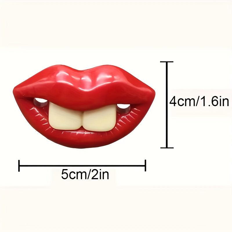Funny Dog Chew Toy, Red Lip Shaped, Dental Health, Interactive