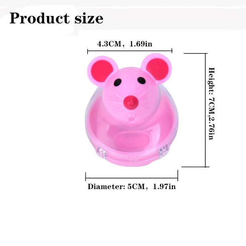 Interactive Cat Toy Mouse Tumbler for Food Dispensing