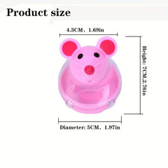Interactive Cat Toy Mouse Tumbler for Food Dispensing
