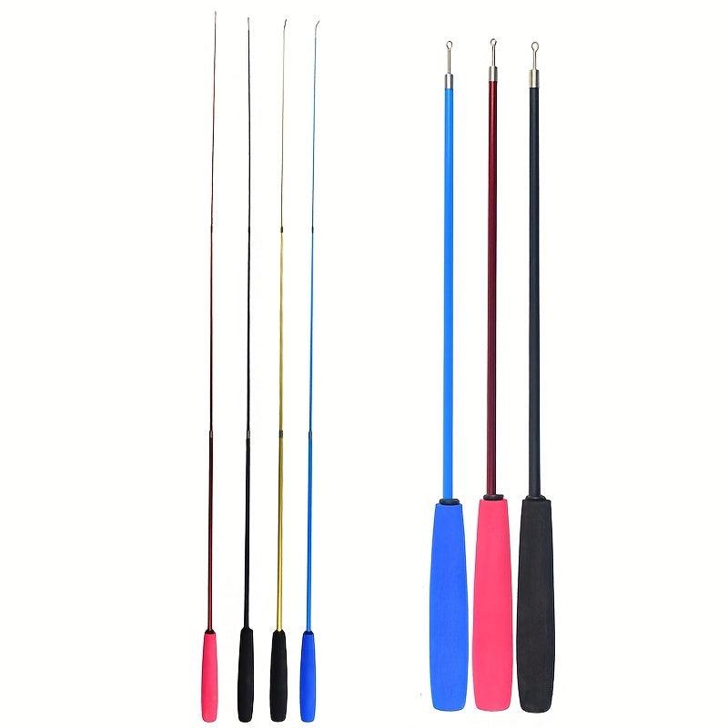 Cat Teasing Stick Retractable Fishing Rod Style Cat Toy Kitten Interactive Toy