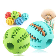 Pet Ball Chew Toy Interactive Toy For Dogs Fun Training Teeth Cleaning