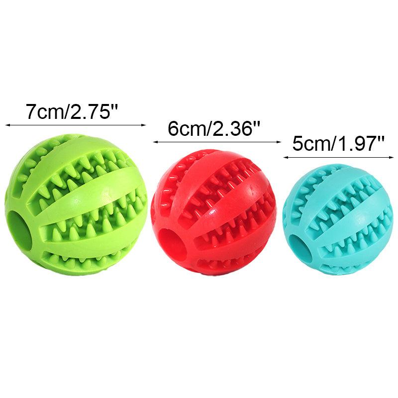 Pet Ball Chew Toy Interactive Toy For Dogs Fun Training Teeth Cleaning