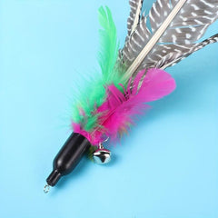 Interactive Kitten Toy Feather Refill Replacement for Bird Feather Wand