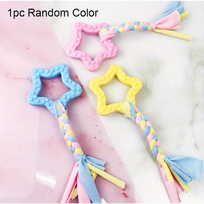 Interactive Cotton Rope Puppy Teething Chew Toy for Small Dogs